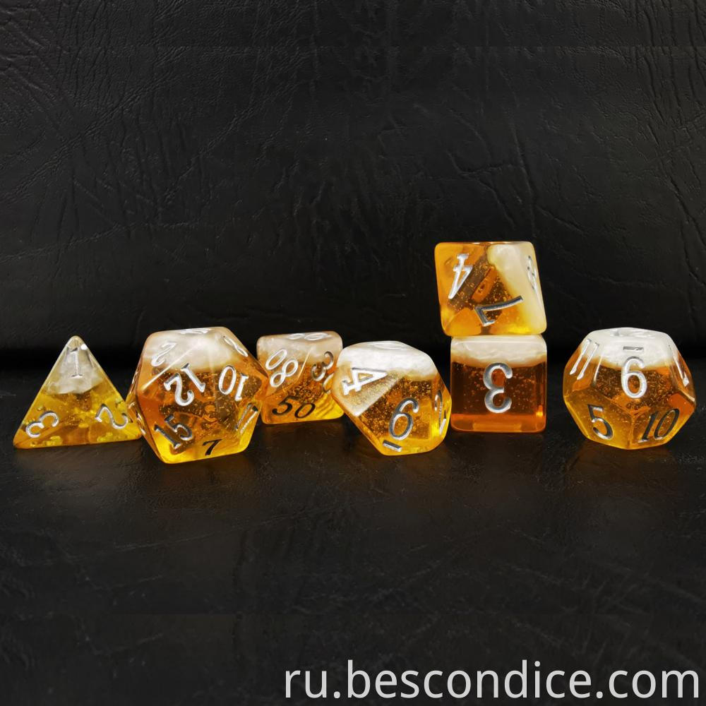 Beer Role Playing Game Dice Set 1